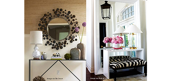 Mirror, mirror on the entry wall…